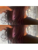 ヘアアトリエコモノ(hair l'atelier KoMoNo) #インナーカラー×パープル