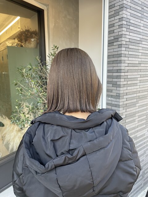 ~  olive beige bob  ~