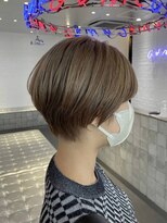 ゲーム 原宿店(GAME)&nbsp;ダブルカラーミルクティーベージュカラーケアブリーチ韓国