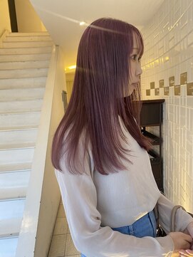 イト(ito) 【ito/梅田】ピンクラベンダー×切りっぱなしスタイル