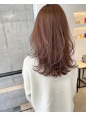 【さくらベージュ×レイヤーカット】