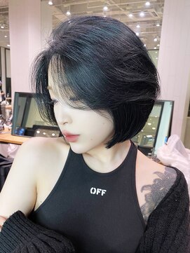 アイティー バイ アルバム 浦和店(IT by ALBUM) ブラックボブ_マチルダボブピンクベージュ_29508