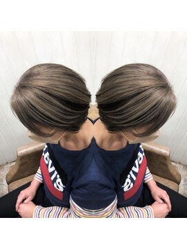 ワールドオーダー 天王寺店(WORLD ORDER) アンブレラカラーで白髪ぼかし