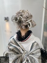 ミテ(mite)&nbsp;成人式アレンジ/ヘアアレンジ/ヘアセット