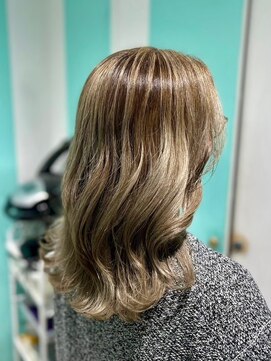 マティーナ ヘアー 池袋(Matina hair) 【バレイヤージュ×グレージュカラー】20代30代40代50代
