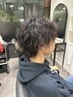 【メンズ限定・宮下和明を指名のみ可】カット+パーマ（ツイストスパイラル）
