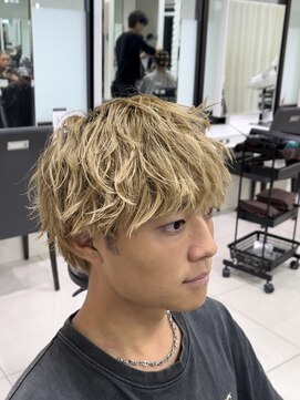 テクト バイアッシュ 吉祥寺店(Tect by Ash) メンズマッシュカラーブリーチツーブロック