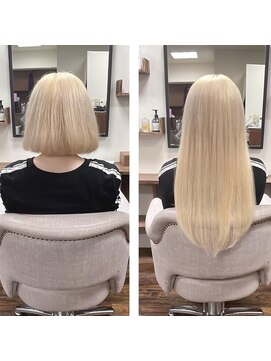 ルフレ 新宿歌舞伎町店(Reflet) ホワイトカラー/ホワイトベージュ/プルエクステ