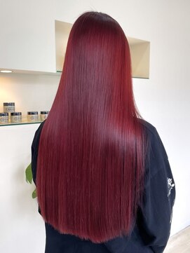タイドヘアー 高槻2号店(TIDE HAIR) チェリーレッド
