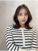 オンブレグレージュオリーブベージュくびれミディ大人美人