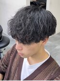 波巻きパーマ/刈り上げマッシュ/メンズパーマ