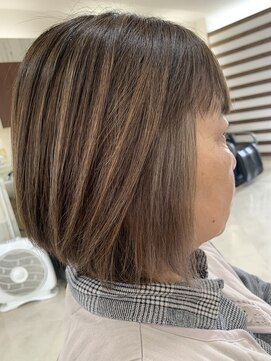 ヘアー グリース(hair GREASE) インナーカラーでイメージづくり