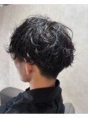 メンズパーマ/スパイラルパーマ/波巻きパーマ/メンズカット