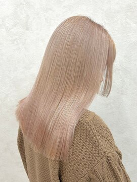 クム 横浜(qumu) 【qumu 横浜】ピンクベージュカラー