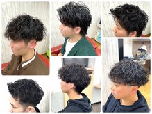 バーバー タカバタ 福井(Barber TAKABATA)の雰囲気（ナチュラルからハードまでパーマが得意です！是非、お試し下さい）