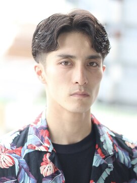 ハレ ヘアサロン(Hale hair salon) 【Hale】ブルーブラックNo3182韓国マッシュスパイキーショート