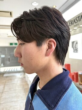 アトリーチェ 昭和店(ATTRICE) 昭和町メンズフェザーパーマニュアンスパーマフェザーショート