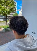 ゆるウェーブ×フェードカット