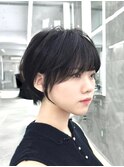 美髪　くびれショート　イメチェン