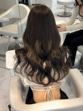 アイシー 表参道(ICY) 上品可愛い◇韓国くびれヘアオリーブベージュ