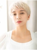 メンズライクホワイトブロンドハイトーンカラーY戸頭20代30代