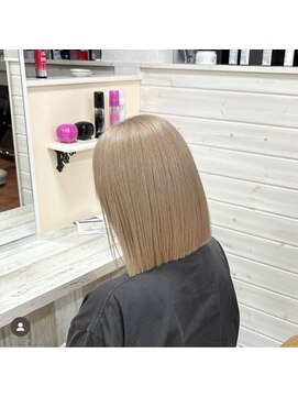 アボックス(abox) ブラウン/ミルクティー/ベージュ/髪質改善/ケアブリーチ/学割