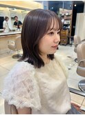 顔まわりカット♪グレージュカラー【横浜】nana