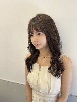 ゴウトゥデイシェアサロン 町田店(GO TODAY SHAiRE SALON) ワイドバング×オリーブベージュ