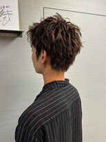 イントロバイフィーネ 渋谷(INTRO . by Fi-Ne)&nbsp;スパイキーショートハイライトメンズショート