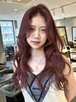 アスター 天神大名店(Aster) 小顔に見えるトレンドヘア/黒髪/オリーブグレー/ココアベージュ