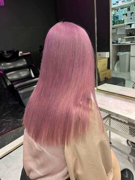 ワンズオゼ 渋谷(ONE's oze) ハイトーン/ダブルカラー/クラゲヘアー/オリーブグレー/小顔/