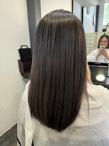 ニュイ 茨木店(nui +)&nbsp;黒髪/クラゲヘアー/オリーブグレー/小顔/ココアベージュ/茨木