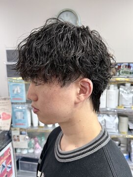☆波巻きパーマ/マッシュウルフ