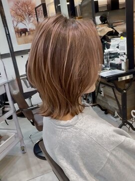 トルネード(TORNADO) 外国人風ハイライト ホワイトピンクベージュ t1221