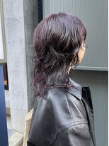コフィー バイ メルト 吉祥寺(cofy by melt)&nbsp;山本/ウルフパーマレイヤーカットウルフカットボルドーカラー