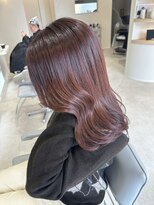 ベル サウス(BHEL south)&nbsp;＊ミディアムレイヤーボブグレージュ顔周りカット