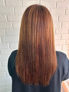 サロン デュッカ(Salon Duka) オレンジ×ロング