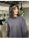 ボブレイヤーパーマ プードルパーマ