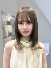 ラック 表参道(LUCK)&nbsp;ブリーチなし透明感グレージュ/ダブルカラー/表参道/原宿