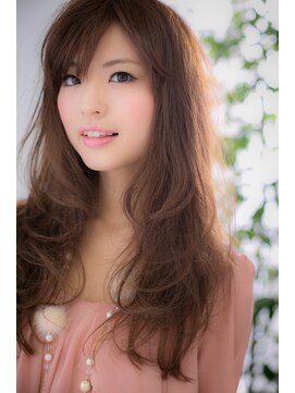 美容室 ファクト(fact) 大人可愛い☆20代30代★艶感巻きロング♪透明感ナチュラルカラー