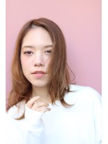 アンドヘアー 西葛西(&-HAIR)&nbsp;&ヘアーKENTO/センターパートゆるふわウェーブ