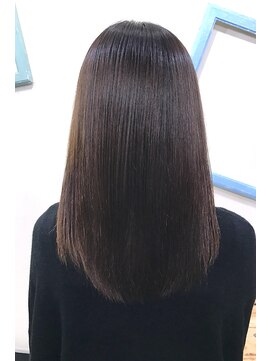 美容室 ファクト(fact) 大人可愛い☆20代30代★艶感ストレート♪透明感ナチュラルカラー