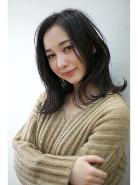 ニューラインギンザ(New-Line 銀座) 《田山未希子》大人ミディアムアッシュブラウン 髪質改善