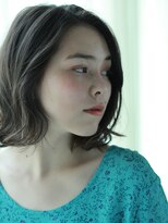 グラス(grass)&nbsp;柔らか ウエーブ ワンレン ボブ