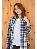 ブゾン(buZon)&nbsp;【buZonブゾン】ミックスウェーブ×ベージュカラー