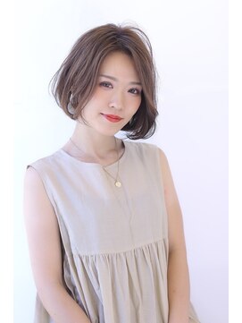 オーロ 宝塚店(ORO) 20代30代40代50代デジタルパーマくすみブルーミニウルフ