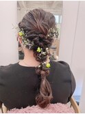 《花屋併設》ブライダルヘア玉ねぎヘアレトロガーリー◎20代30代