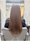 髪質改善酸性ストレート×スイートAラインロング×くせ毛カバー