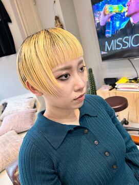 ダニーコウベ(Danny kobe) ぱっつんボブ