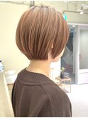 丸みショートボブ